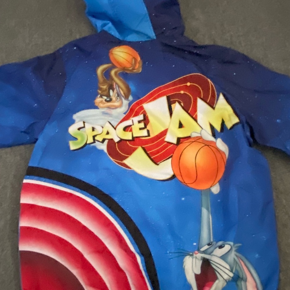 New Space Jam Looney Tunes Daffy Duck Members Only WindbreakerJacket Size M
